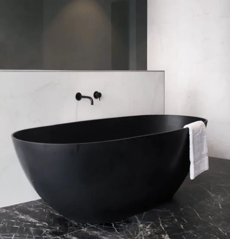 Waterevolution Flow hrubý výtok matná čierna 21 cm T1671-21.PR