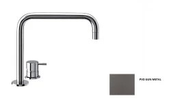Waterevolution Flow 2-otvorová umývadlová batéria Gun Metal T112HGME