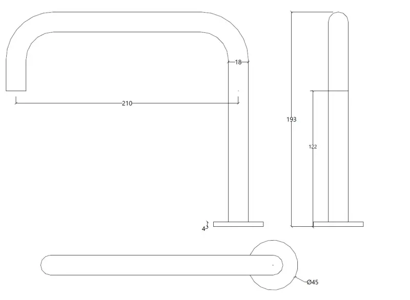 Waterevolution Flow 2-otvorová umývadlová batéria Gun Metal T112HGME
