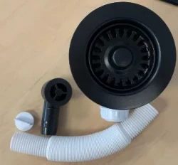 GraniteMy Sada na odtok čierna s okrúhlym prepadom 1208953201