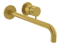 Waterevolution Flow vstavaná umývadlová batéria kartáčovaná mosadz s výtokom 10 cm T116BBB-10