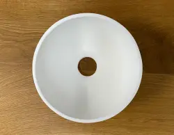 Malé umývadlo Solid S z materiálu Solid Surface, okrúhle, 20 x 20 x 11 cm, matná biela, 1208953267