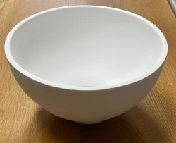 Malé umývadlo Solid S z materiálu Solid Surface, okrúhle, 20 x 20 x 11 cm, matná biela, 1208953267