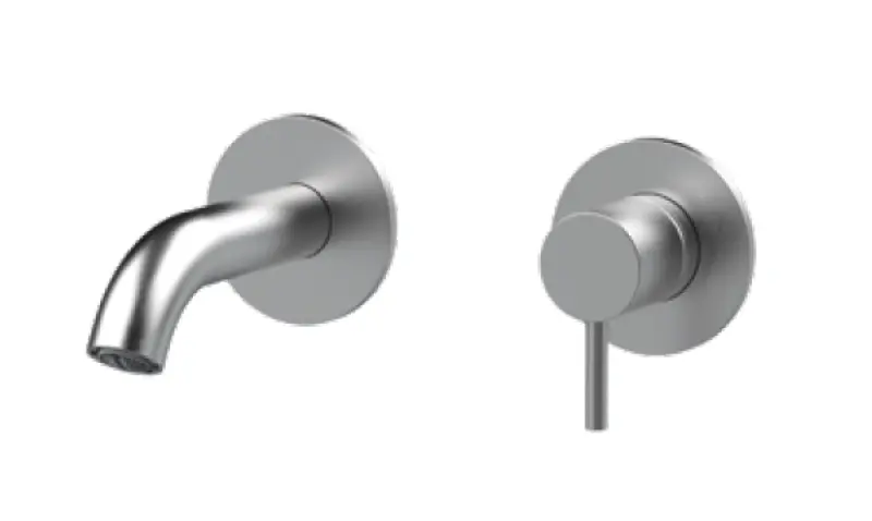 SB Round 316 vstavaná umývadlová batéria z nehrdzavejúcej ocele 102 mm.