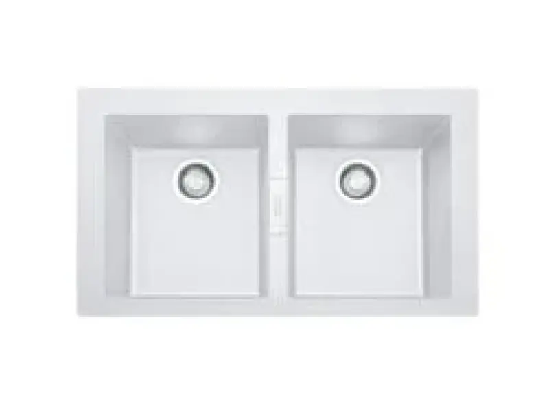 Franke Sirius 2 S2D 620 plastový dvojitý drez biely povrch 143.0634.553