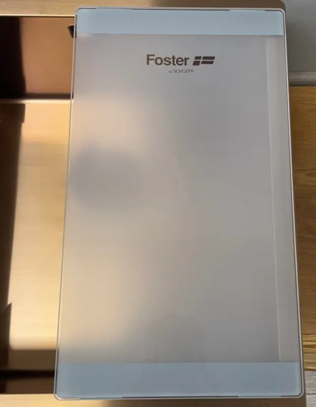 Foster Sklenená doska na krájanie 41x23 do umývadla s dĺžkou 40cm 1208953712