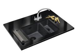 Franke Black plastový čierny drez 34x41cm spodná montáž 1208953776