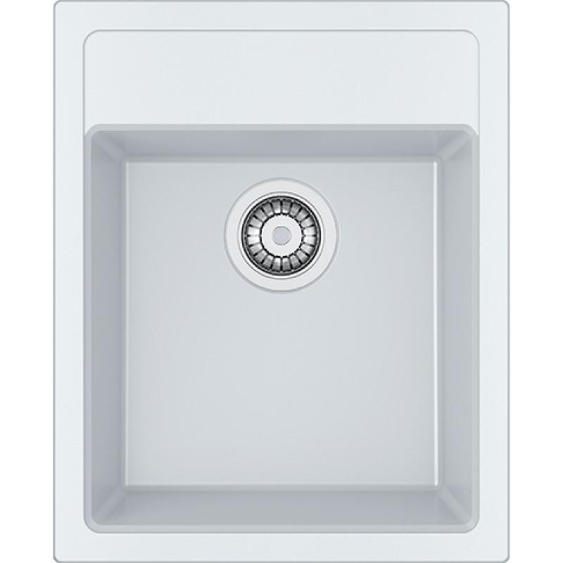 Franke Sirius 2 S2D 610.40 plastový biely drez 43x53cm nadstavba s otvorom pre kohútik 114.0568.054