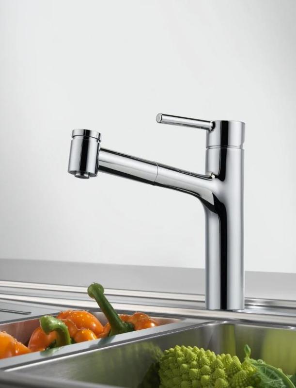 Franke Centro kuchynská batéria chróm s výsuvnou sprchovou hlavicou 115.0600.131