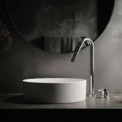 Waterevolution Flow 2-otvorová umývadlová batéria chróm s vysokým výtokom V 120 mm T1122V01