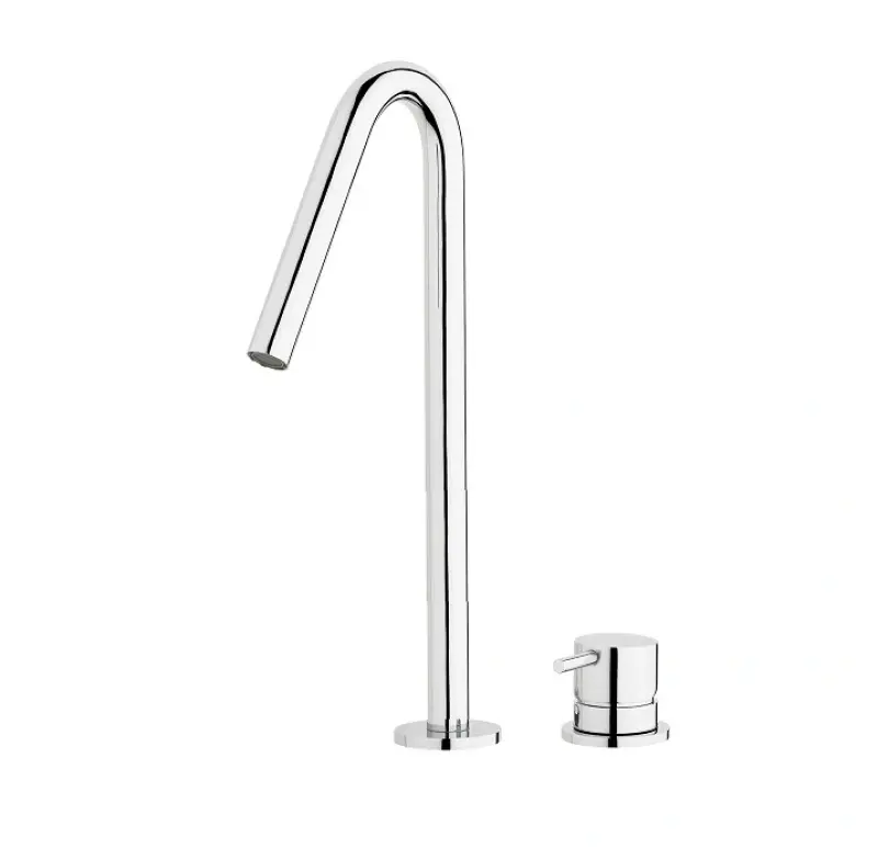 Waterevolution Flow 2-otvorová umývadlová batéria chróm s vysokým výtokom V 120 mm T1122V01