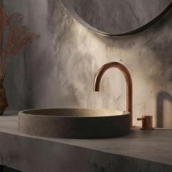 Waterevolution Flow 2-otvorová umývadlová batéria PVD brúsená meď T1121UCPE