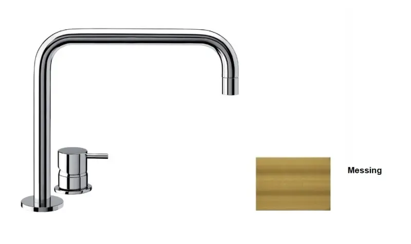 Waterevolution Flow 2-otvorová umývadlová batéria brúsená mosadz T112HLE