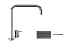 Waterevolution Flow 2-otvorová umývadlová batéria vysoký výtok 222 PVD Gun Metal T122HGME