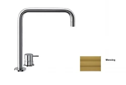 Waterevolution Flow 2-otvorová umývadlová batéria Vysoký výtok 222 brúsená mosadz T122HLE