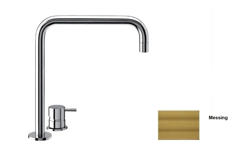 Waterevolution Flow 2-otvorová umývadlová batéria Vysoký výtok 222 brúsená mosadz T122HLE