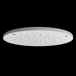 SB Rubinetterie matná biela corian solid surface vstavaná okrúhla dažďová sprcha stropná sprchová hlavica 30 cm 1208954156