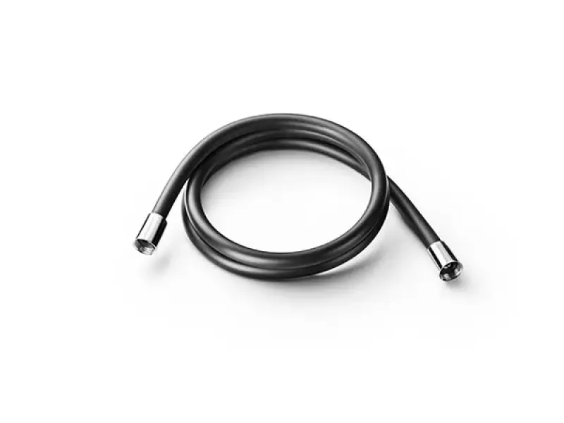 SB round concealed shower set in matt black