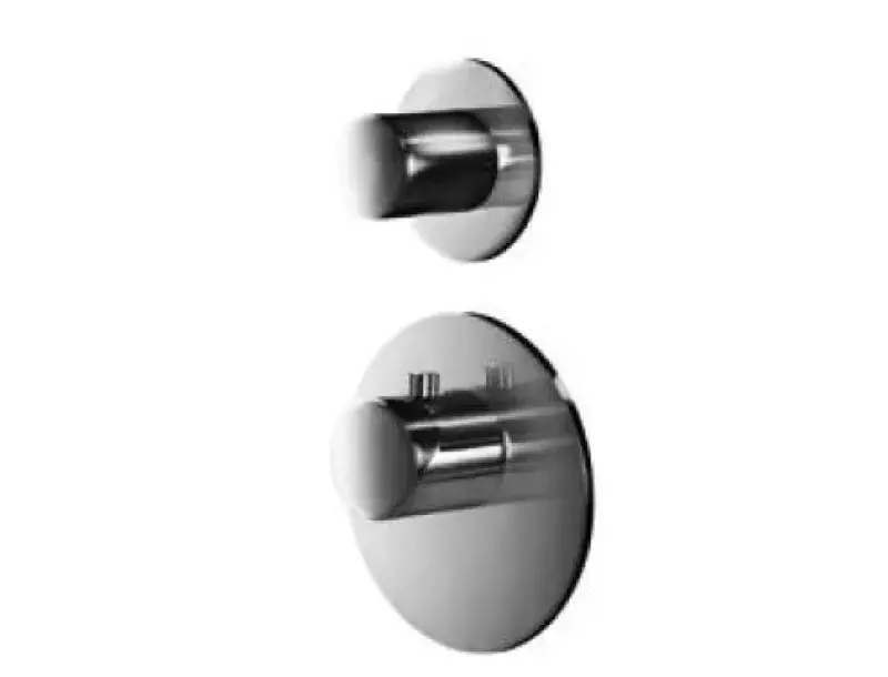 SB Round Shower Set Brushed Brass PVD Recessed Complete 1208954245