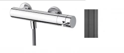 Waterevolution Flow termostatická sprchová batéria so sprchovou súpravou PVD gun Metal T140TGME