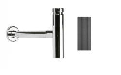 Waterevolution Flow design sifón PVD Gun Metal SIF1GME