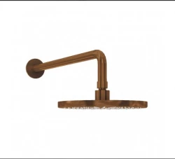 Waterevolution Flow hlavová sprcha 250 mm s nástenným pripojením PVD Meď T164125CPE