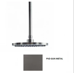 Waterevolution Flow hlavová sprcha 250 mm s stropným pripojením PVD Gun Metal T164225GME