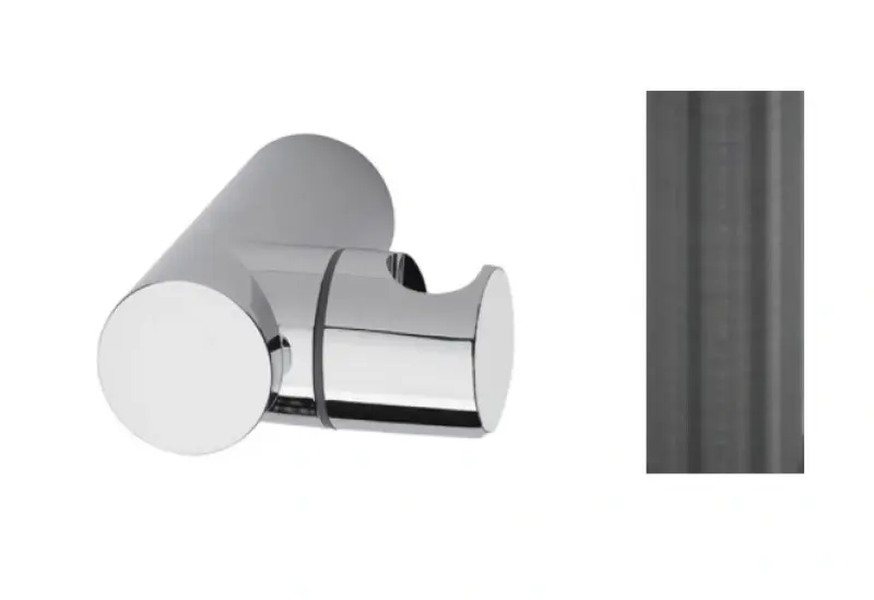 Waterevolution Flow nastaviteľný držiak ručnej sprchy GME Gun Metal T1623GME