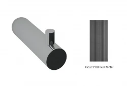 Waterevolution Flow vešiak na uteráky PVD Gun Metal A150GME