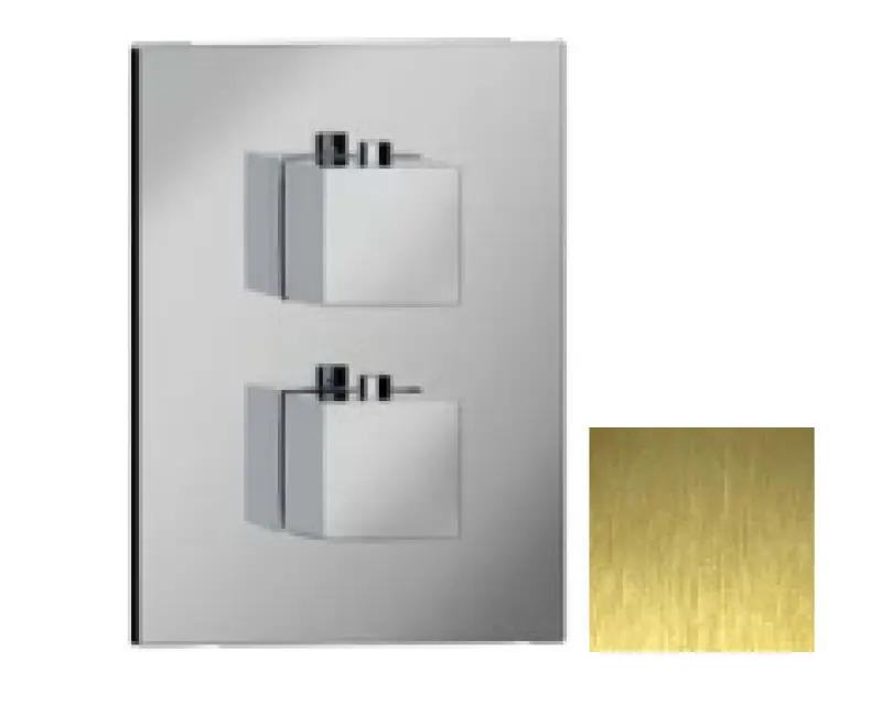 SB Universale Námestný vstavaný termostatický ventil s 2 výstupmi PVD zlato 1208955150