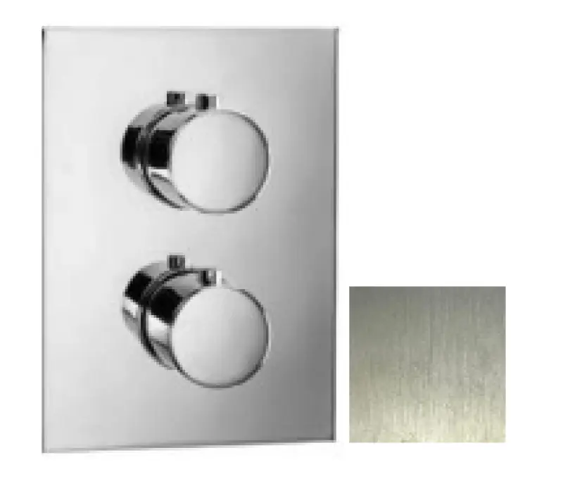 SB Universale Round on Square vstavaná termostatická batéria s 2 výstupmi RVS 1208955156