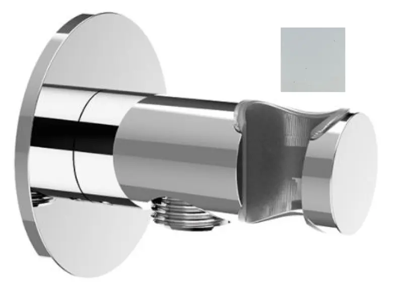 SB Rubinetterie univerzálny držiak ručnej sprchy s prívodom vody matná biela 1208955199