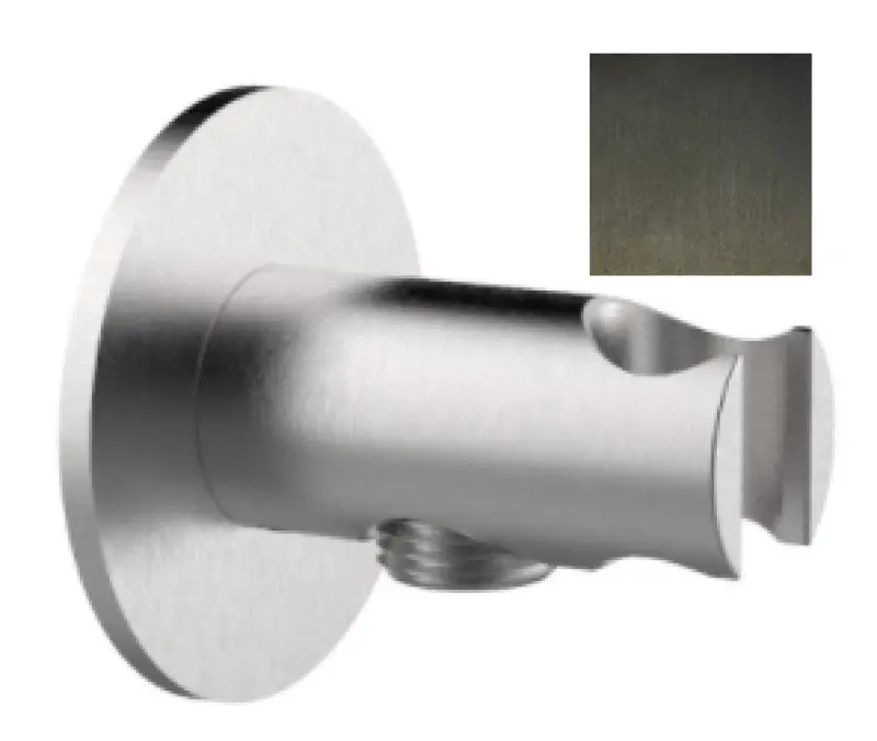 SB Rubinetterie Universálna ručná sprcha držiak s prívodom vody PVD gun metal 316 1208955204