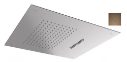 SB Square 316 Zápustná dažďová sprcha s vlnovým sprejom 38x38cm PVD meď 1208955324