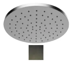 SB Round 316 dažďová sprchová hlavica 25cm PVD gun metal 1208955349