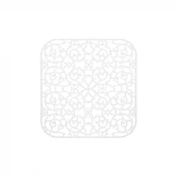 Aquadesign ochranná podložka do drezu štvorcová priehľadná 275x265 mm