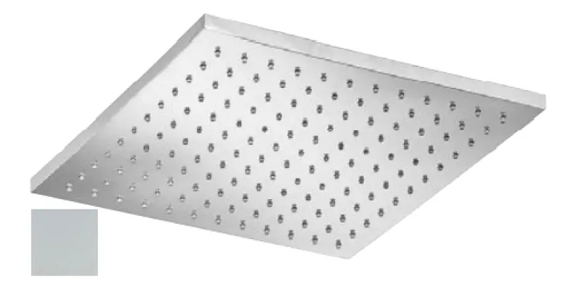 SB Rubinetterie Dážďová sprcha Eco Air úsporná štvorcová dažďová sprcha matná biela 30x30cm 1208955531