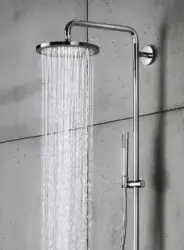 SB Okrúhla Dážďová sprcha s hlavovou sprchou 20 cm Matná Čierna 1208955603