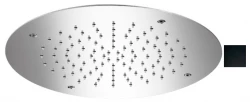 SB Round Temptation Zabudovaná sprchová hlavica 38 cm Matná čierna 1208955799