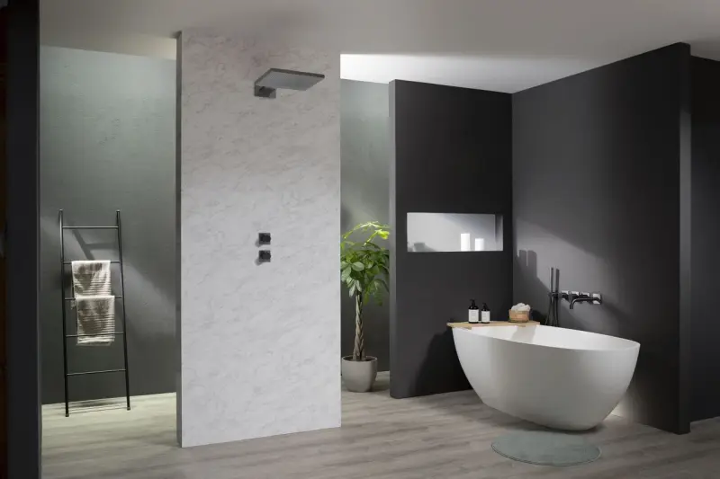 SB Square 316 Emotion Dvojitá dažďová sprcha kartáčovaná PVD meď 1208956757