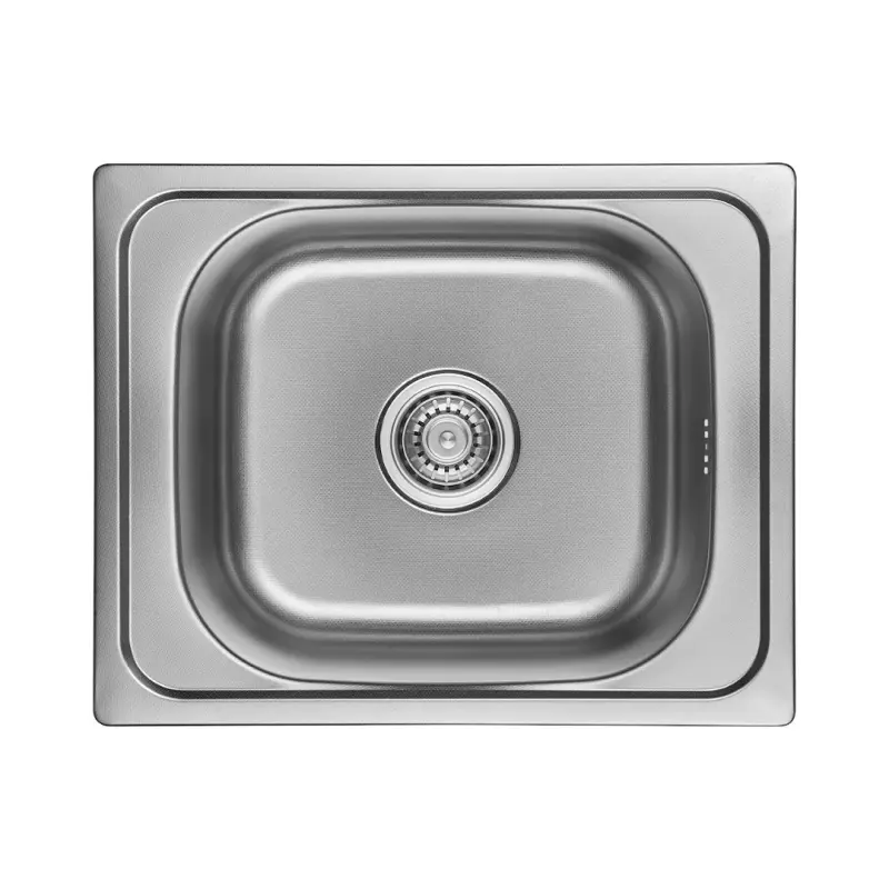 Ausmann Basic ľanový vzor nerezový povrchový drez 50x40 cm vrátane sifónu 1208956977