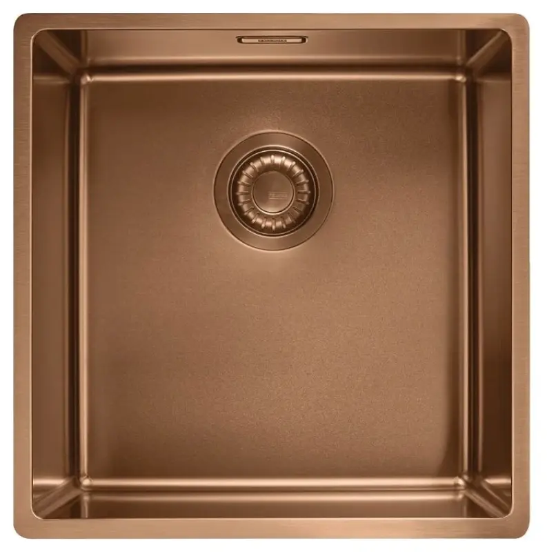 Franke Mythos Masterpiece BXM 210.40 medený drez PVD copper 40x41 plochá montáž a podmontáž 127.0674.583