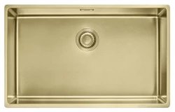 Franke Mythos Masterpiece BXM 210.68 veľký zlatý drez PVD zlato 685x410mm plochá montáž a podmontáž 127.0674.533