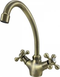 AquaTrimo Vivaldi nostalgická kuchynská batéria bronz 21VV7067BN