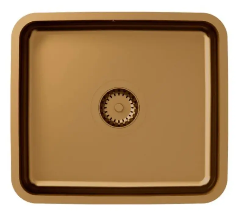 Aquadesign Oxford medená PVD nerezová drez 40x35cm podstavba 1208957202
