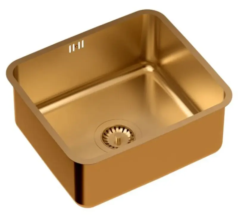 Aquadesign Oxford medená PVD nerezová drez 40x35cm podstavba 1208957202