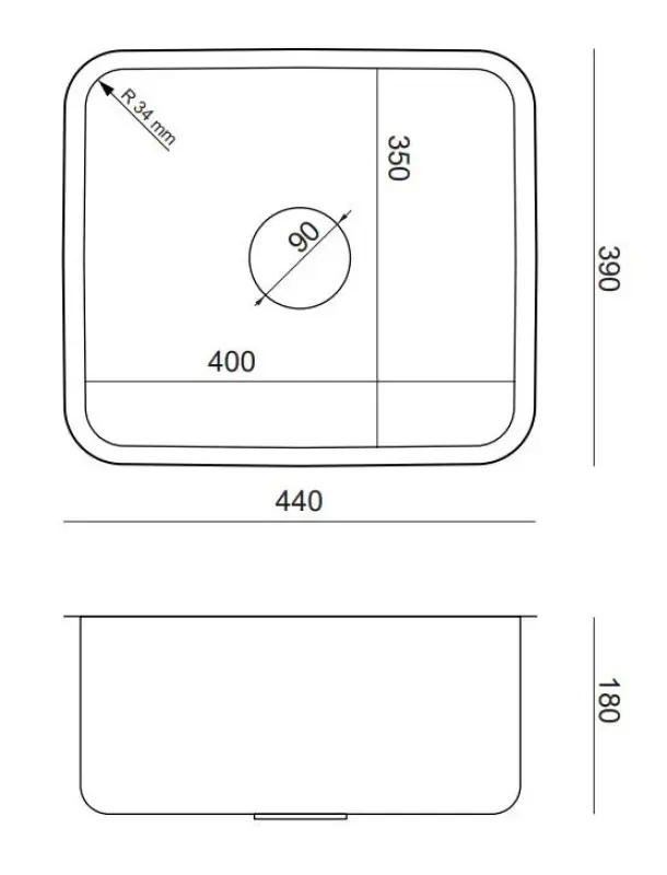 Aquadesign Oxford medená PVD nerezová drez 40x35cm podstavba 1208957202