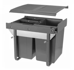 Garbi Sorter S-45-3 vstavaný odpadový systém s 3 odpadovými nádobami 1 x 20 a 2 x 10 litrov 1208957366