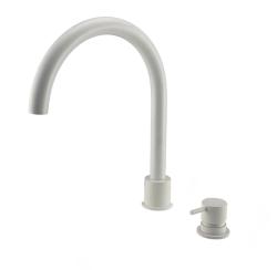 Waterevolution Flow 2-otvorová kuchynská batéria matná biela T151BR