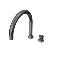 Waterevolution Flow 2-otvorová kuchynská batéria Gunmetal PVD T151GME